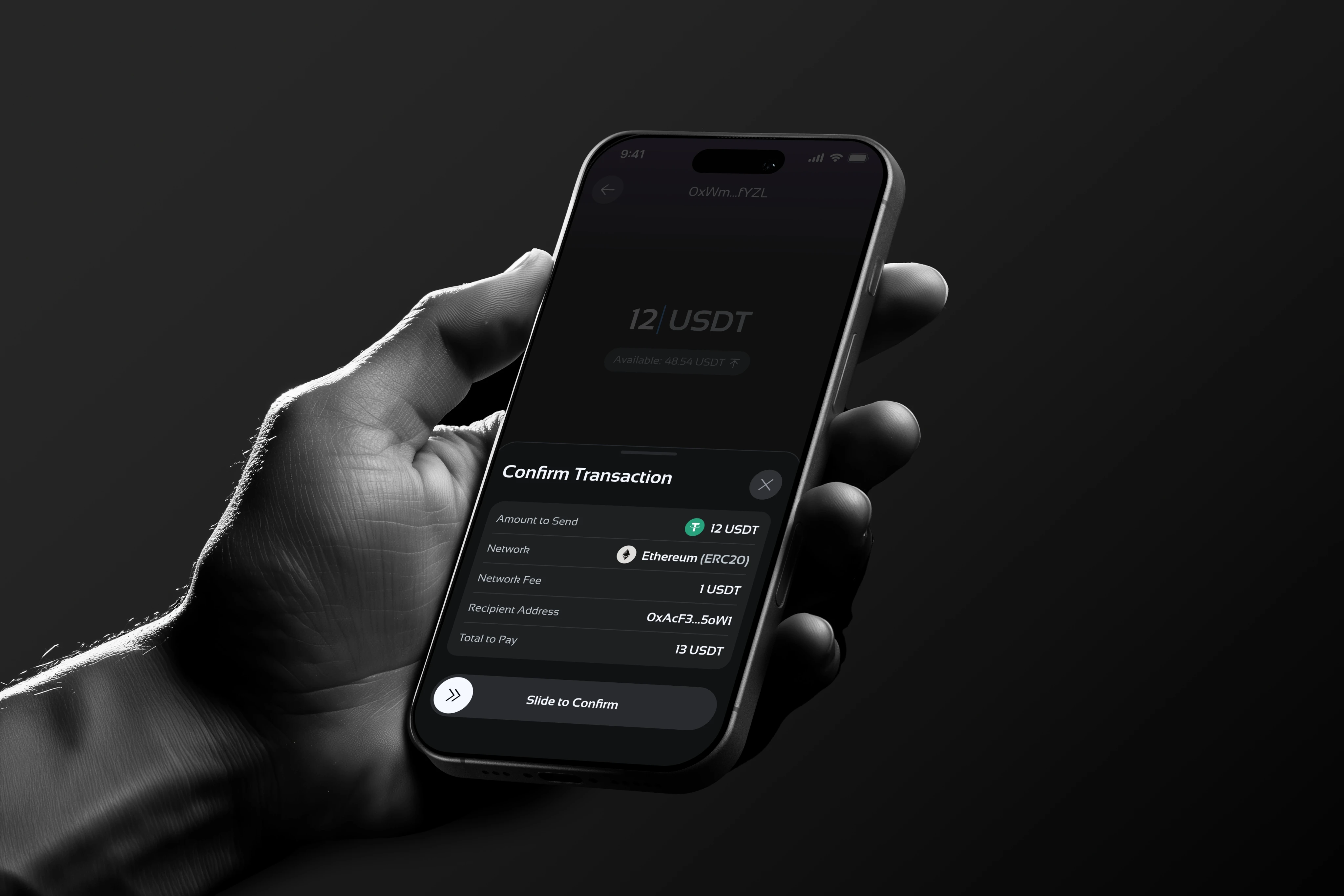 P2P exchange interface on device