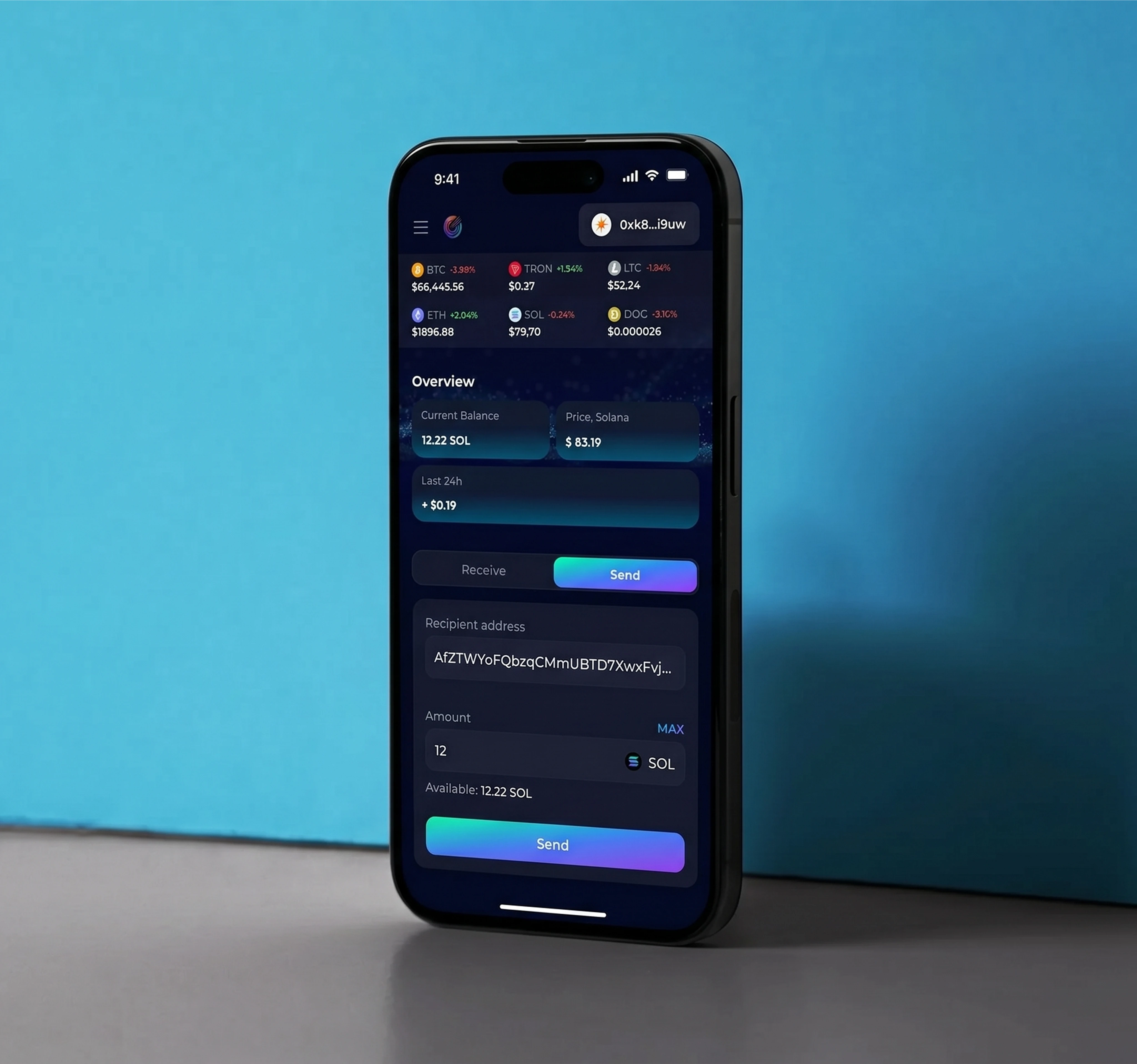 DEX interface on device