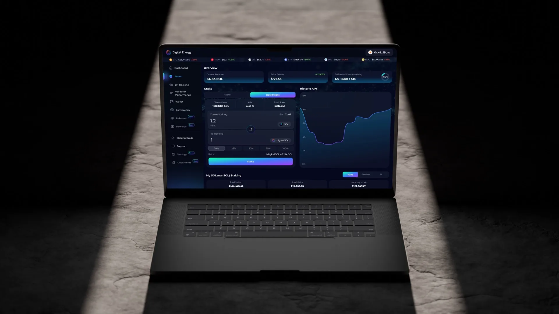 Digital Energy — Solana validator analytics platform